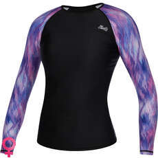 Mystic Womens Diva Long Sleeve Rash - Hollywood Pink 210270 Mystic Womens Diva Long Sleeve Rash - Hollywood Pink 210270