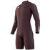Mystic MARSHALL 3/2 GBS Longarm Shorty Frontzip Wetsuit - Merlot 210112