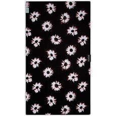 Mystic Quick Dry Cotten Velour Towel  - Black White 210153