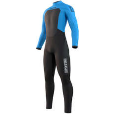 Mystic Star 4/3mm GBS Back-Zip Fullsuit Wetsuit  - Global Blue 210310