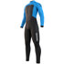 Mystic Star 4/3mm GBS Back-Zip Fullsuit Wetsuit 2023 - Global Blue 210310