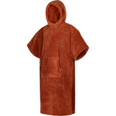 Mystic Womens TEDDY Poncho / Changing Robe  - Rusty Red 210340