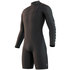 Mystic THE ONE 3/2mm Zip-Free Longarm Shorty Wetsuit - Black 210110