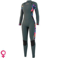Mystic Womens DAZZLED 3/2mm Front Zip Wetsuit - Dark Leaf 210079 Mystic Womens DAZZLED 3/2mm Front Zip Wetsuit - Dark Leaf 210079