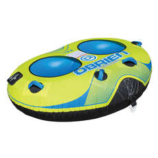 OBrien 2 Daloo 2 Person Towable Boat Tube  - Blue/Yellow