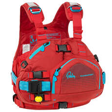 Palm Womens Extrem White Water PFD Buoyancy Aid  - Flame/Chilli