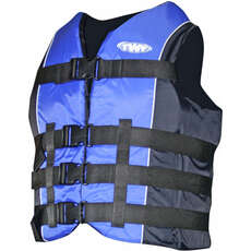 TWF 4 Buckle Watersports & Ski Vest 2023 - Blue