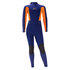 Sola Kids Fire 5/4mm Back Zip Wetsuit 2022 - Blue/Orange A1508