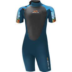 Sola Junior Storm 3/2mm Shorty Wetsuit  - Reef A1723