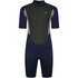 Typhoon Storm3 3/2mm Shorty Wetsuit 2023 - Navy/ Grey Marl 250797