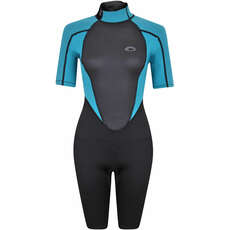 Typhoon Womens Storm3 3/2mm Shorty Wetsuit  - Aqua 250895