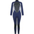 Typhoon Womens Storm3 3/2mm Backzip Wetsuit 2023 - Navy/ Grey Marl 250886