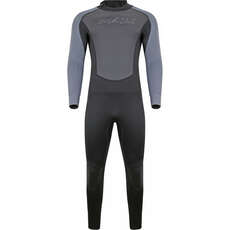 Typhoon Swarm3 3/2mm Back Zip Wetsuit 2023 - Black 250980