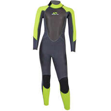 Sola Junior Storm 3/2mm Fullsuit Wetsuit 2023 - Graphite Green