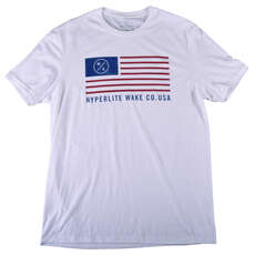 Hyperlite Merica Short Sleeve Tee - White Hyperlite Merica Short Sleeve Tee - White