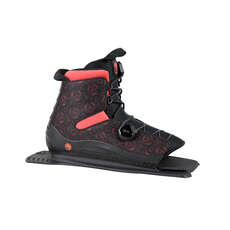 Radar Skis Womens Lyric BOA Boot Rear Feather Frame - Black/Coral