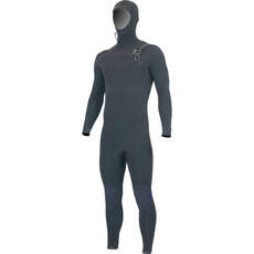Alder EVO Fire Hooded 6/4mm Chest-Zip Winter Wetsuit - Black - WW21MEH