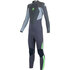 Alder Junior Stealth 5/4/3mm BZ Fullsuit Wetsuit 2023 - Jet Black / Lime WW21JST