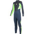 Alder Junior Stealth 5/4/3mm BZ Fullsuit Wetsuit 2023 - Graphite / Lime WW21JST