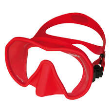 Beuchat Maxlux S Diving / Snorkelling Mask - Red B-151289