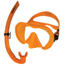 Beuchat Maxlux S Mask & Snorkel Set - Orange