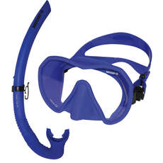 Beuchat Maxlux S Mask & Snorkel Set - Ultra Blue
