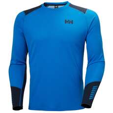 Helly Hansen Lifa Active Crew Neck Thermal Top  - Electric Blue