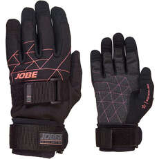 2023 Jobe Womens Grip Waterski Gloves - Black 341117003