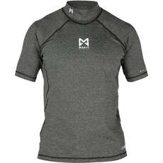 2023 Magic Marine Cube Short Sleeve Rash Guard - Black MM081010