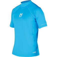 Magic Marine Cube Short Sleeve Rash Guard - Blue MM081010