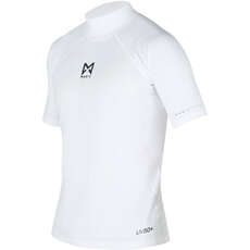 Magic Marine Cube Short Sleeve Rash Guard - White