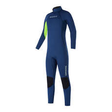 Mystic Junior Star 5/4mm Back-Zip Wetsuit 2023 - Night Blue 220040