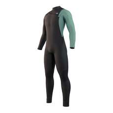 Mystic MARSHALL 5/3 GBS Front Zip Wetsuit  - Black/Green