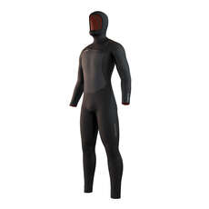 Mystic Voltt Hooded 6/4/3mm Front-Zip Fullsuit Wetsuit  - Black 220000