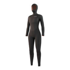 Mystic Womens Gem 6/4/3mm Hooded Wetsuit  - Black 220015