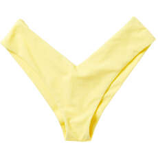 Mystic Womens Lana Bikini Bottoms 2023 - Pastel Yellow