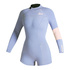 Mystic Womens Lunar 2/2mm Back-Zip Longarm Shorty Wetsuit - Pastel Lilac