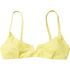 Mystic Womens Mesmerizing Bikini Top 2023 - Pastel Yellow