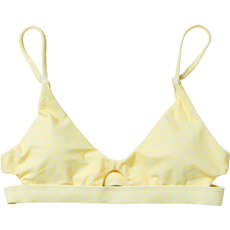Mystic Womens Roar Bikini Top 2023 - Pastel Yellow