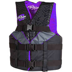 OBrien Ladies 3 Buckle Wake / Ski Vest / Buoyancy Aid  - Purple 2172412