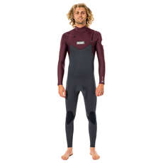 Rip Curl Dawn Patrol 5/3mm Chest Zip Wetsuit  - Wine WSM9GM