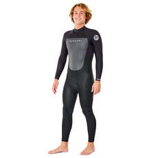 Rip Curl Omega 3/2mm E-Stitch Back Zip Wetsuit - Black - 114MFS