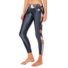 Rip Curl Womens Playabella UV Surf Pants 2022 - Black/Gold 116WRV