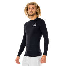 Rip Curl Thermo Long Sleeve Thermal Rash 2023 - Black WLYYAM