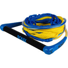Ronix Combo 2.0 Wakeboard Rope and Handle Package - Blue/Yellow