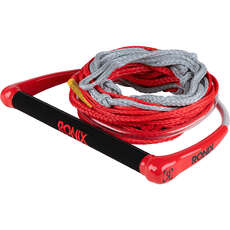 Ronix Combo 2.0 Wakeboard Rope and Handle Package - Red