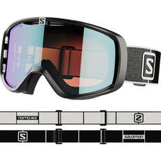 Salomon Askium Photo Ski / Snowboard Goggles - Black / Blue - NO BOX