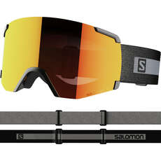 2022 Salomon S/View Multilayer Ski / Snowboard Goggles - Black / Mid Red