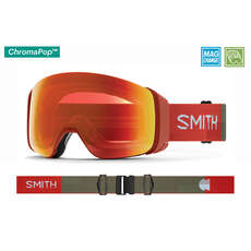 Smith 4D Mag Snow Goggles - Clay Red Landscape Chromapop