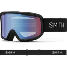 Smith Frontier Snow Goggles - Black / Blue Sensor Mirror Antifog
